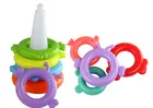 Lean Toys, piramidka jednorożec, 8 kółek