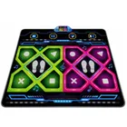 Lean Toys, podwójna mata taneczna, LED, 105-90 cm