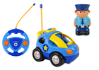 Lean Toys, policja, pojazd zdalnie sterowany z figurką