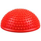Lean Toys, półkula sensoryczna do masażu i ćwiczeń równowagi, czerwona, 16 cm