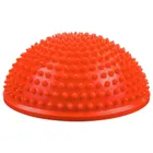 Lean Toys, półkula sensoryczna do masażu i ćwiczeń równowagi, pomarańczowa, 16 cm