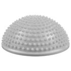Lean Toys, półkula sensoryczna do masażu i ćwiczeń równowagi, szara, 16 cm