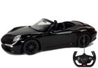Lean Toys, Porsche 911 carrera s rastar, pojazd zdalnie sterowany, czarny, 1:12