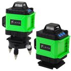 Lean Toys, poziomica laserowa, zielona, 4D