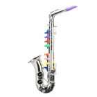 Lean Toys, saksofon, instrument muzyczny, srebrny
