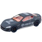 Lean Toys, samochód sportowy napęd na tył matowa karoseria, szary