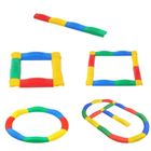 Lean Toys, ścieżka sensoryczna, deski równoważne, 16 desek