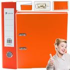 Lean Toys, segregator A4, 75 mm, pomarańczowy