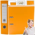 Lean Toys, segregator A4, 75 mm, żółty