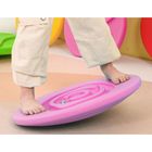 Lean Toys, sensoryczna deska równoważąca, piłeczki kauczukowe, różowa, 5 szt.