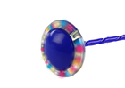 Lean Toys, Skipper, hula hop na nogę, świecące, niebieska
