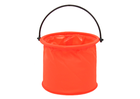 Lean Toys, składane wiaderko do wody, pomarańczowe