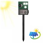Lean Toys, solarny odstraszacz zwierząt z czujnikiem ruchu, ultradźwięki, LED