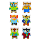 Lean Toys, Sówki, układanka, gra zręcznościowa