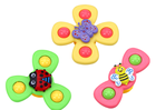 Lean Toys, spinnery, zabawka sensoryczna, 3 szt.