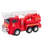 Lean Toys, straż pożarna z ruchomą drabiną, pojazd interaktywny