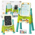 Lean Toys, tablica edukacyjna 3w1, dwustronna, zielona