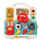 Lean Toys, tablica manipulacyjna, zabawka interaktywna, książka, 16 elementów