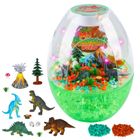 Lean Toys, Terrarium z Dinozaurami, lampka nocna sterowanie głosem, zestaw kreatywny
