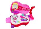 Lean Toys, toaletka w walizce na kółkach, skrzypce