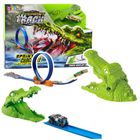 Lean Toys, Tor samochodowy z katapultą i krokodylem