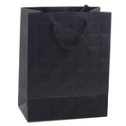 Lean Toys, torba prezentowa elegancka tłoczone kwadraty, 23-18-10,5 cm, 1 szt.