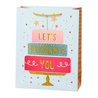 Lean Toys, torba prezentowa urodzinowa, happy birthday, 23-18-10 cm, 1 szt.