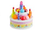 Lean Toys, tort urodzinowy, zestaw z akcesoriami