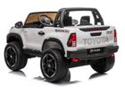 Lean Toys, Toyota Hilux, pojazd na akumulator, biały