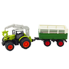 Lean Toys, traktor z przyczepą, pojazd zdalnie sterowany