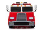 Lean Toys, wóz strażacki, pojazd na akumulator, czerwony, LL911