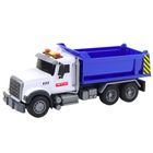 Lean Toys, wywrotka ruchoma, pojazd interaktywny, niebieska