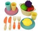 Lean Toys, zestaw kuchenny, naczynia i warzywa
