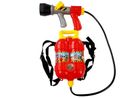 Lean Toys, zestaw Małego Strażaka, pistolet na wodę, czerwony