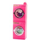 Leantoys, zestaw mebli dla lalek, pralnia, pralka i suszarka z akcesoriami