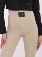 Legginsy damskie, beżowe, Calimera