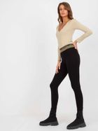 Legginsy damskie, czarne, Relevance