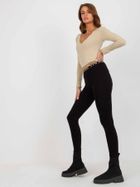 Legginsy damskie, czarne, Relevance