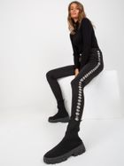 Legginsy damskie, czarne, Vikki