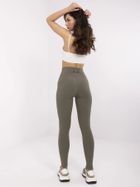 Legginsy damskie, khaki, Relevance