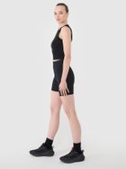 Legginsy damskie, kolarki, czarne, 4F