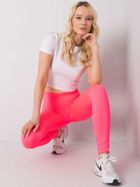 Legginsy damskie, różowe, Ex Moda