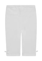 Legginsy dziewczęce, białe, Kanz