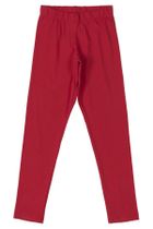 Legginsy dziewczęce, czerwone, Quimby