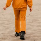 Legginsy dziewczęce, dzwony, musztardowe, Eevi