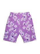 Legginsy dziewczęce, kolarki, fioletowe, Tup Tup