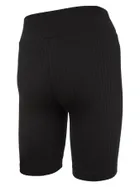 Legginsy dziewczęce, kolarki, prążkowane, czarne, Tup Tup