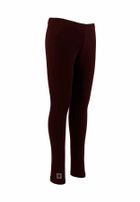 Legginsy dziewczęce, ocieplane, bordowe, Tup Tup