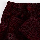 Legginsy dziewczęce, ocieplane, bordowe, Tup Tup