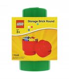 LEGO, Brick 1, okrągły pojemnik klocek, zielony